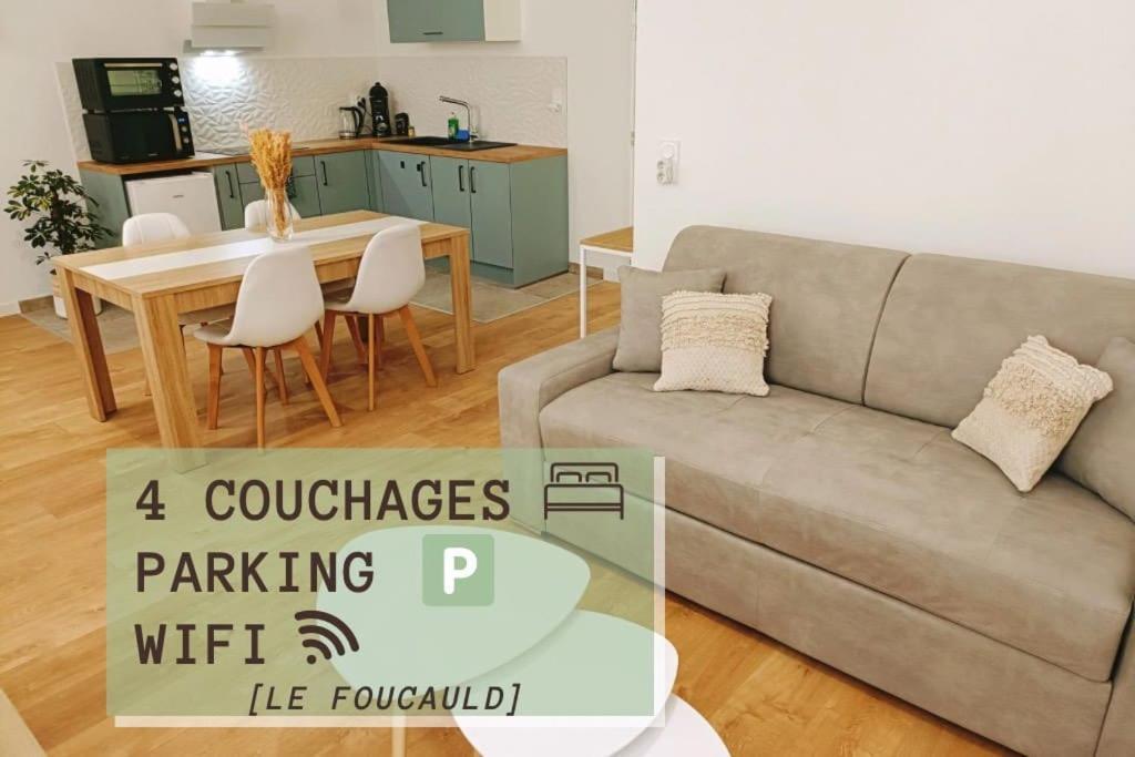 Appartamento Le Foucauld 4 Canapes, Parking, Wifi Lourdes Esterno foto